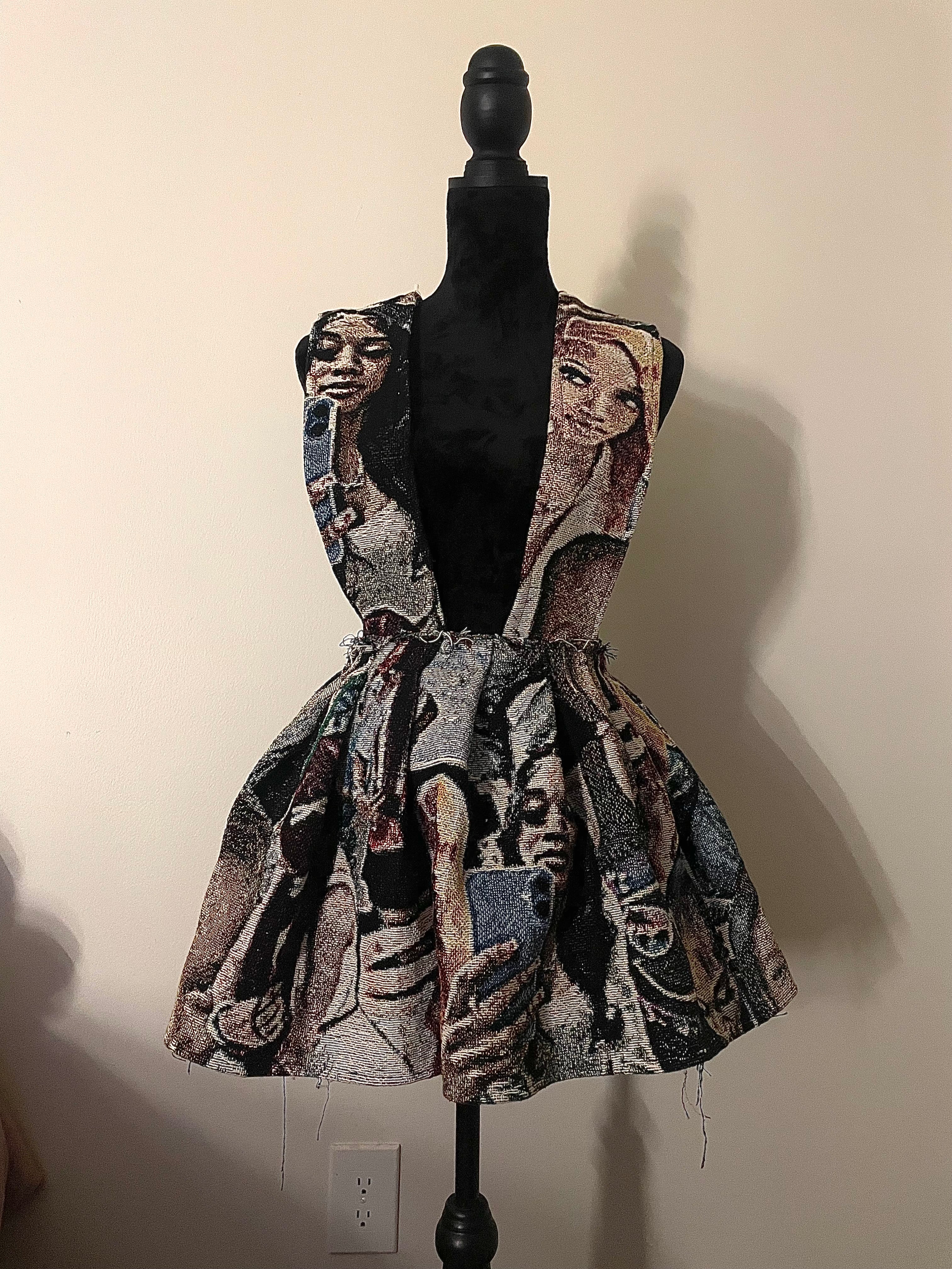 custom pleated skirt dress